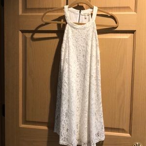 White lace dress